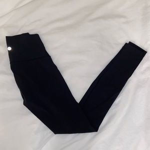 Lululemon Wunder under high rise 28” inseam luxtreme black leggings